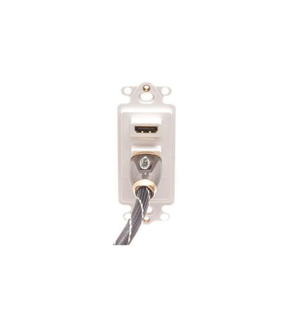INSERT, DECOREX, 2-PORT, DUAL HDMI, WH