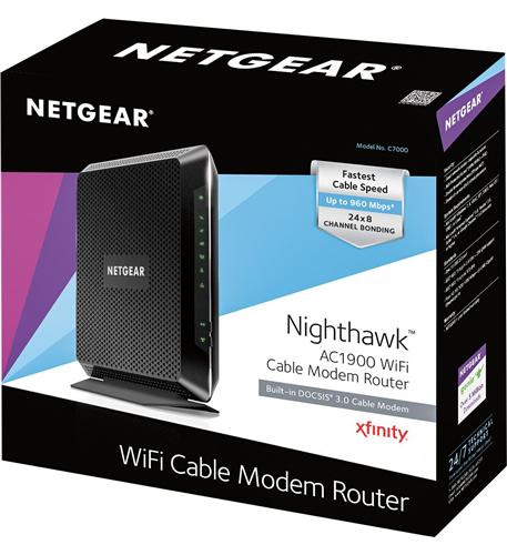 AC1900 WiFi Cable Modem Router