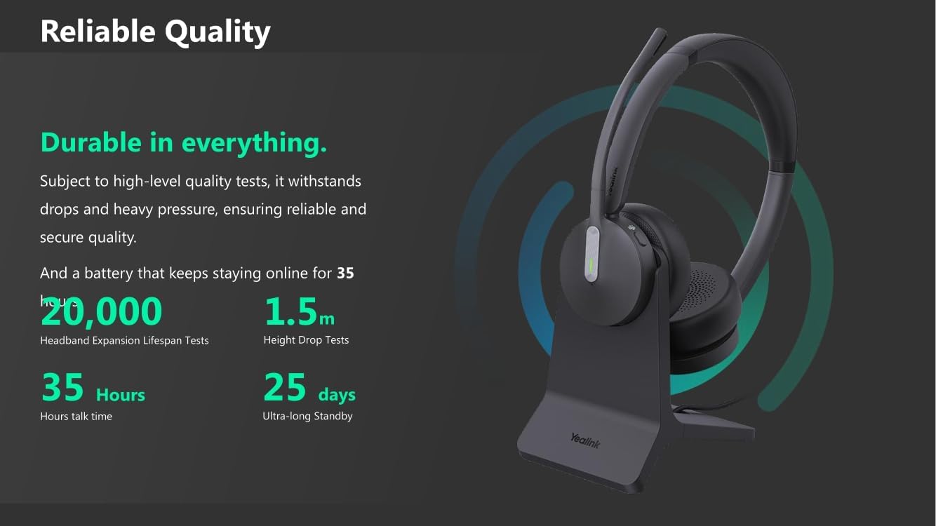 Yealink BH70 Mono Teams USB-C Wireless Headset