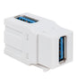 MODULE, 90 DEGREE USB 3.0, F-F, WH