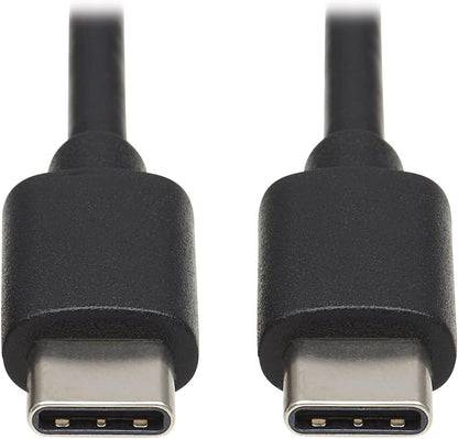 Eaton Tripp Lite Series USB-C 60W Device Charging Cable (M/M) - USB 2.0, Black, 3 ft. (0.91 m)