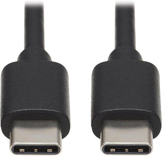 Eaton Tripp Lite Series USB-C 60W Device Charging Cable (M/M) - USB 2.0, Black, 3 ft. (0.91 m)