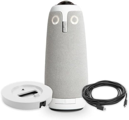 Meeting Owl 3 Premium Pack: 360-Degree, 1080p HD Smart Video Conference Camera, Microphone, and Speaker (Automatic Speaker Focus & Smart Zooming and Noise Equalizing)