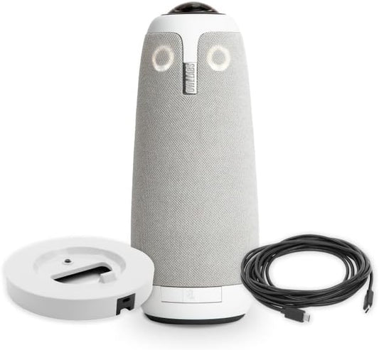Meeting Owl 3 Premium Pack: 360-Degree, 1080p HD Smart Video Conference Camera, Microphone, and Speaker (Automatic Speaker Focus & Smart Zooming and Noise Equalizing)