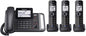 Panasonic KX-TG9582B + 1 KX-TGA950B 2-Line DECT 6.0 System 3-Way Conferencing Talking Caller ID Noise Reduction Corded/Cordless Combination Telephone