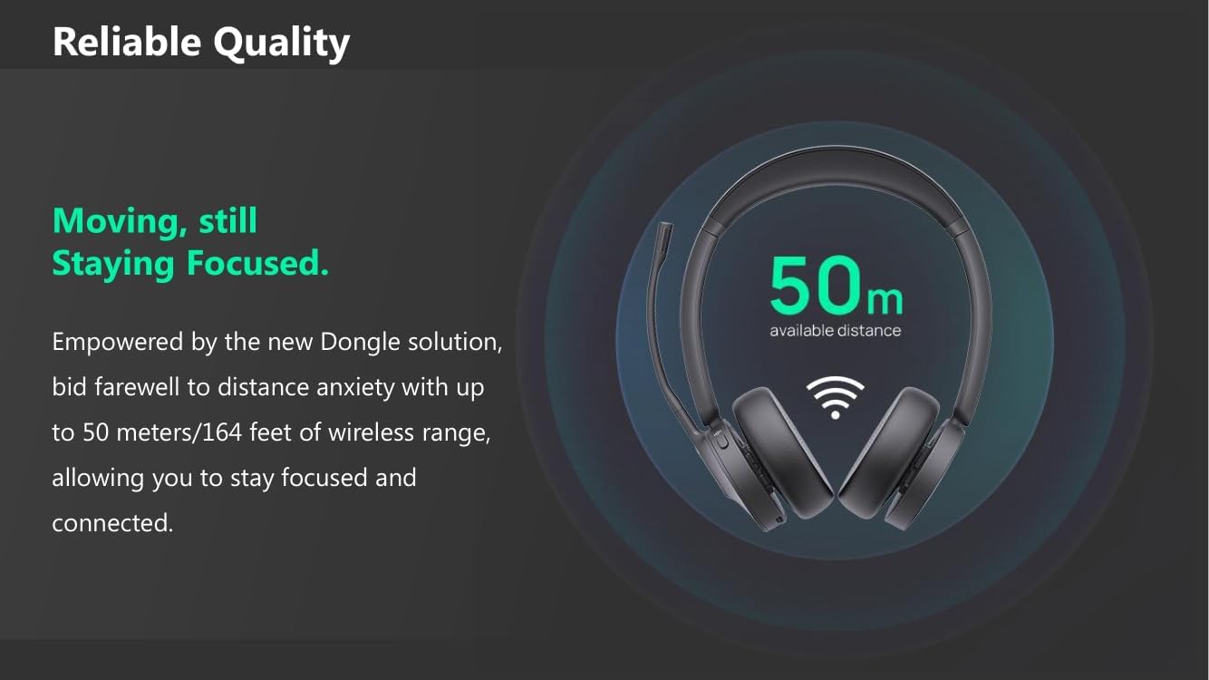 Yealink BH70 Mono UC USB-C Wireless Headset