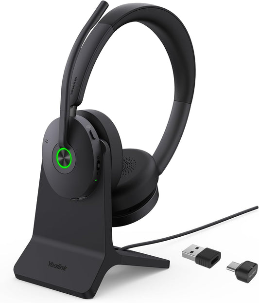 Yealink BH74 Teams Wireless Headset with Charging Stand