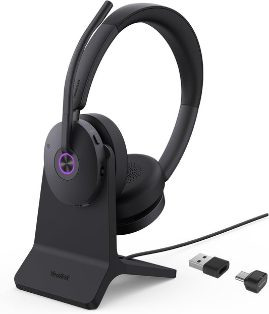 Yealink BH74 UC Wireless Headset with Charging Stand