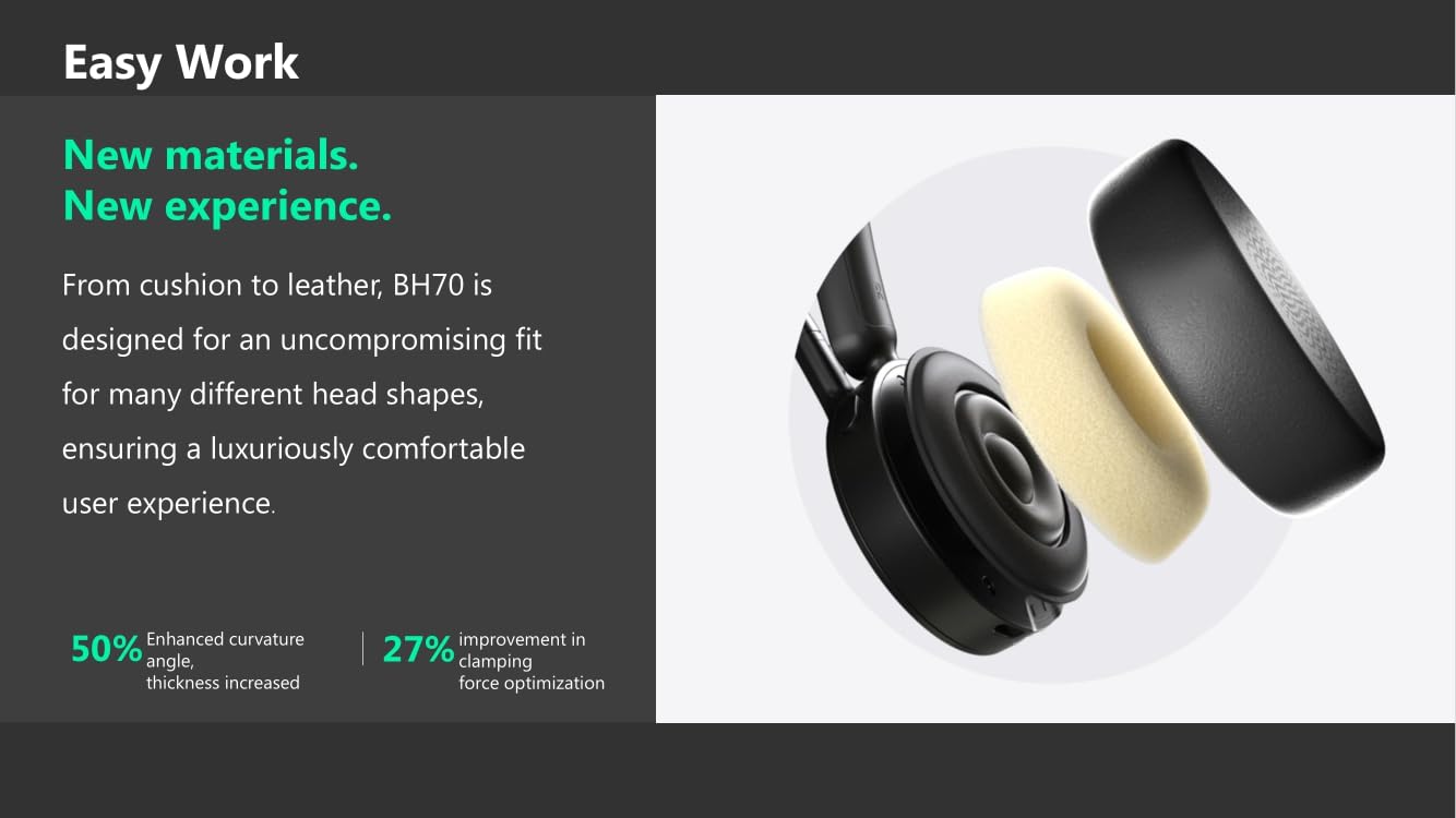 Yealink BH70 Dual Teams USB-C Wireless Headset