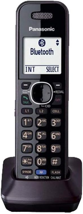 Panasonic KX-TGA950B New DECT 6.0 Plus Technology 2 Line Operation Caller ID 3-Way Conferencing Call Waiting Extra Handset for KX-TG95XX Series Telephones