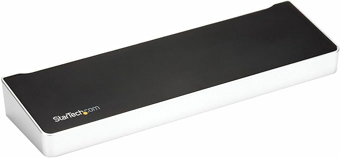 StarTech.com 4K USB-C Dock, Triple UHD 4K Monitor Docking Station, Mac/Windows, HDMI & DisplayPort, 100W PD, 5x USB 5Gbps Hub, TAA