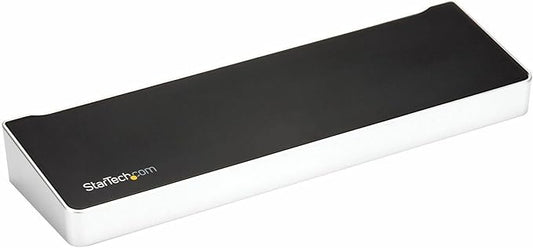 StarTech.com 4K USB-C Dock, Triple UHD 4K Monitor Docking Station, Mac/Windows, HDMI & DisplayPort, 100W PD, 5x USB 5Gbps Hub, TAA