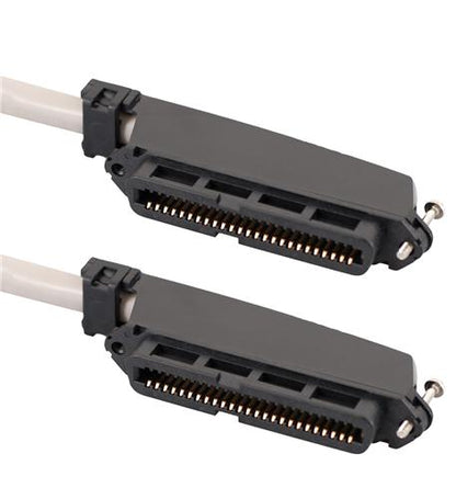 25-PAIR CABLE ASSEMBLY  F-F, 90deg, 10'
