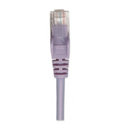 CAT5e BOOT PATCH CORD 10 FT PURPLE