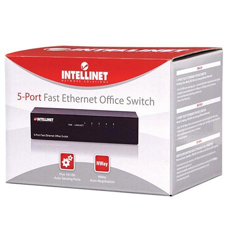 Intellinet 10/100 5 Port SwitchDeskMetal