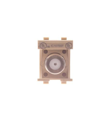 MODULE, F-TYPE, NICKEL PLATED, IVORY