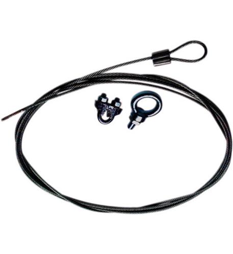 Black 10 Foot Cable and Clamp