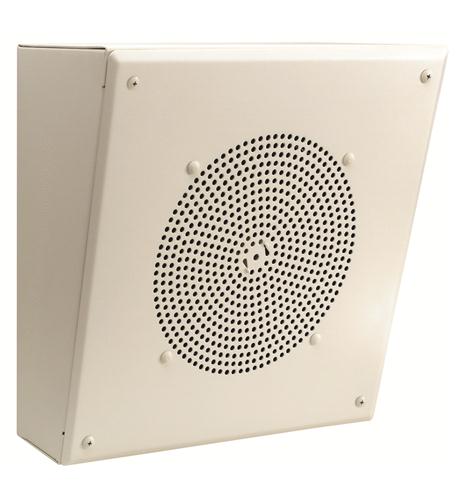 Angled Front Amplified Metal Box Speaker