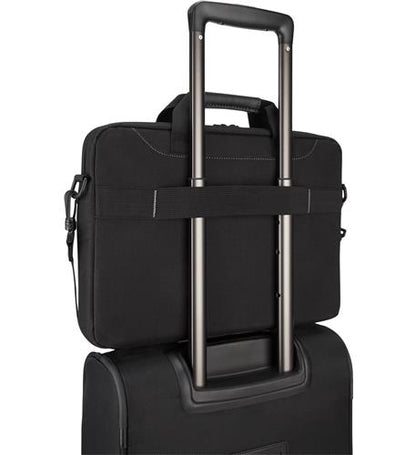15.6in Bus Casual Slim Briefcase, BK
