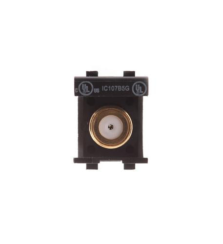 MODULE, F-TYPE, GOLD PLATED, BLACK