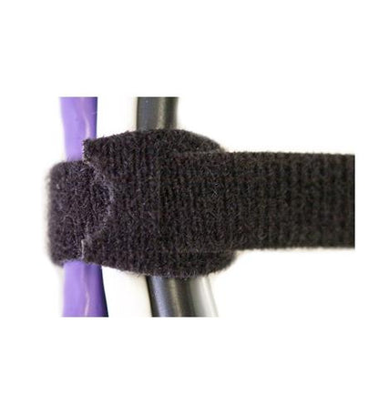 VELCRO CABLE TIE, 12", BLACK, 100PK