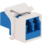 MODULE FIBER OPTIC, LC, DUPLEX, WHITE