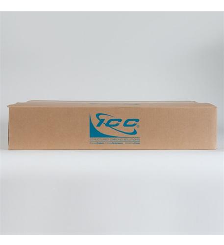 RACK ENCLOSURE, FIBER, 4-PANEL , 1 RMS