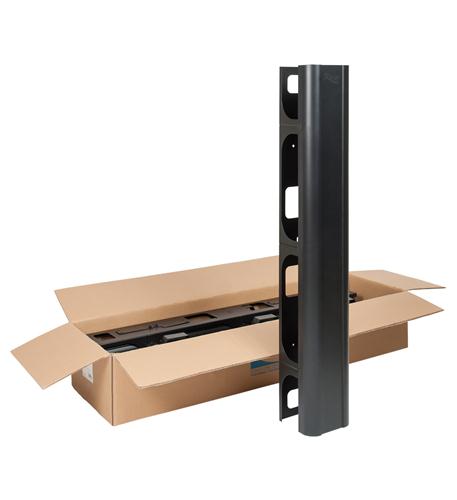 VERT CHANNEL W/ PLASTIC COVER,40in, 4 PK