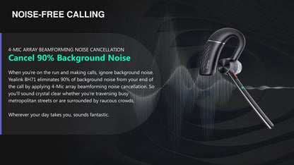 Yealink BH71 Pro USB Bluetooth Wireless Headset