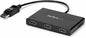 StarTech.com 3-Port Multi Monitor Adapter - DisplayPort 1.2 to 3x HDMI MST Hub - Triple 1080p HDMI Monitors - Extended or Cloned Display mode - Windows PCs Only - DP to 3x HDMI Splitter (MSTDP123HD)