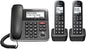 Panasonic Expandable Corded/Cordless Phone System with Answering Machine and One Touch Call Blocking – 2 Handsets - KX-TGB852B (Black)