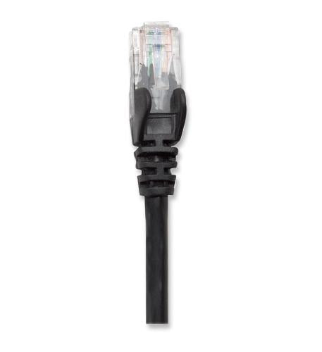 CAT5e BOOT PATCH CORD .5 FT BLACK