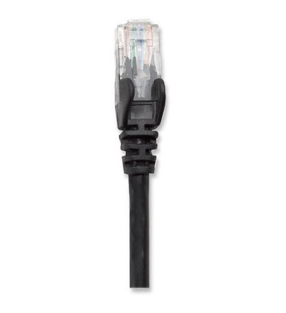 CAT5e BOOT PATCH CORD .5 FT BLACK