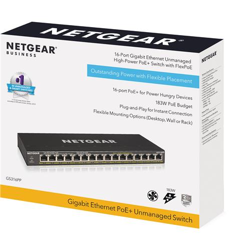 16 PORT GIG POEplus SWITCH