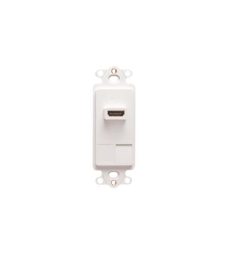 INSERT, DECOREX, 2-PORT, HDMI, WHITE