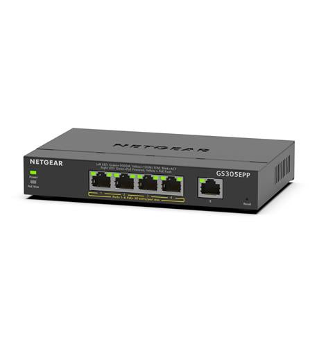 5 Port GB HP PoE Smart Plus