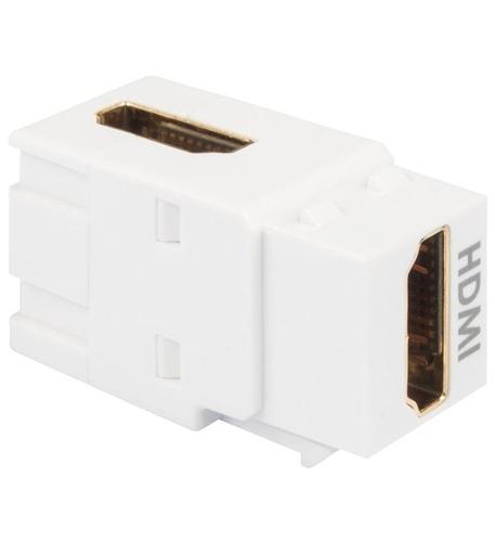 MODULE, 90 DEGREE HDMI, F-F, WHITE