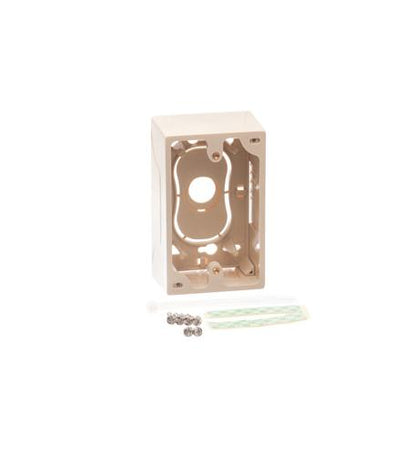JUNCTION BOX, 1-GANG, IVORY