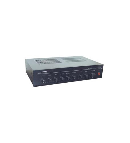 60W PA Mixer Power Amplifier w/ 6 Inputs
