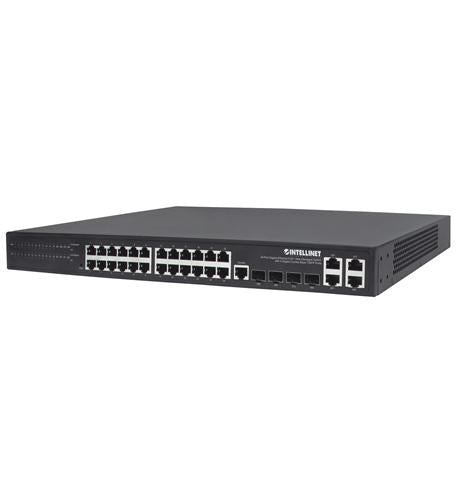 24-Port Gb Ethernet PoEplus  Web-Manage