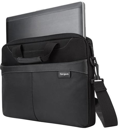 15.6in Bus Casual Slim Briefcase, BK