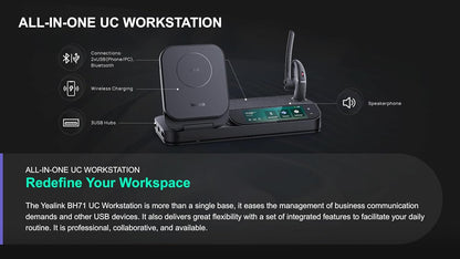 Yealink BH71 Workstation Pro Bluetooth Headset System