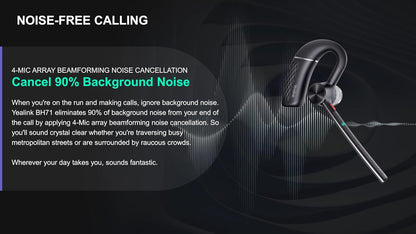 Yealink BH71 Workstation Pro Bluetooth Headset System