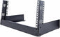 StarTech.com 2-Post 4U Desktop Server Rack, Small Open Frame 19in Computer Rack, Compact Network Rack for AV / Studio / Data / IT Equipment, Free Standing Two-Post Home/Office Rack (RK4OD)
