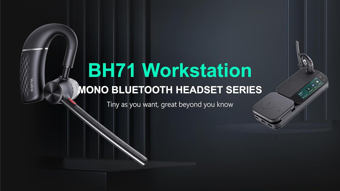 Yealink BH71 Workstation Pro USB Teams Mono Wireless Headset