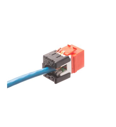 MODULE, CAT6A, HD, ORANGE