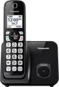 Panasonic Cordless Phone System, Expandable Home Phone with Call Blocking, Bilingual Caller ID and High-Contrast Display, 1 Handset - KX-TGD610B (Black)