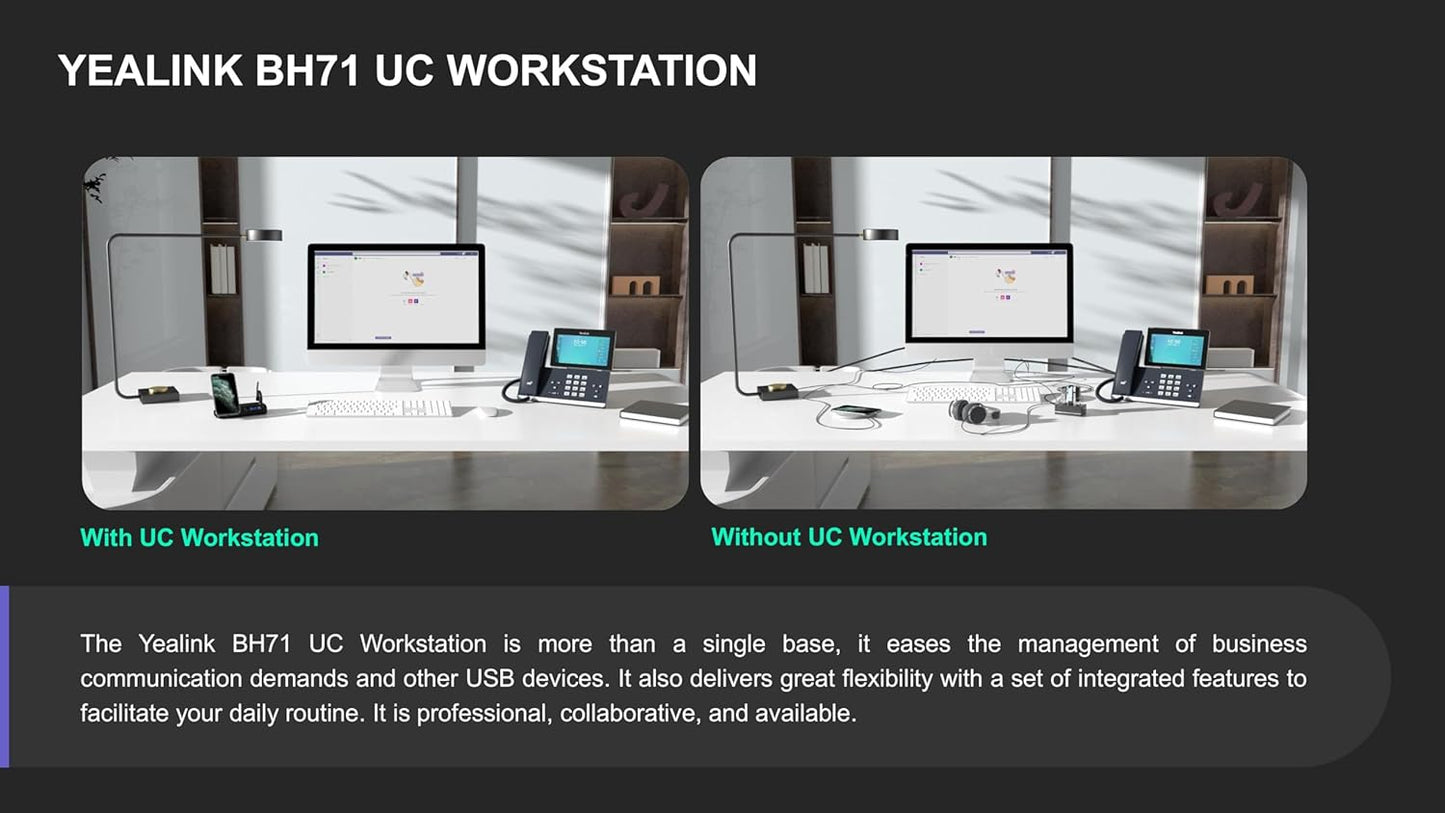 Yealink BH71 Workstation Pro Bluetooth Headset System