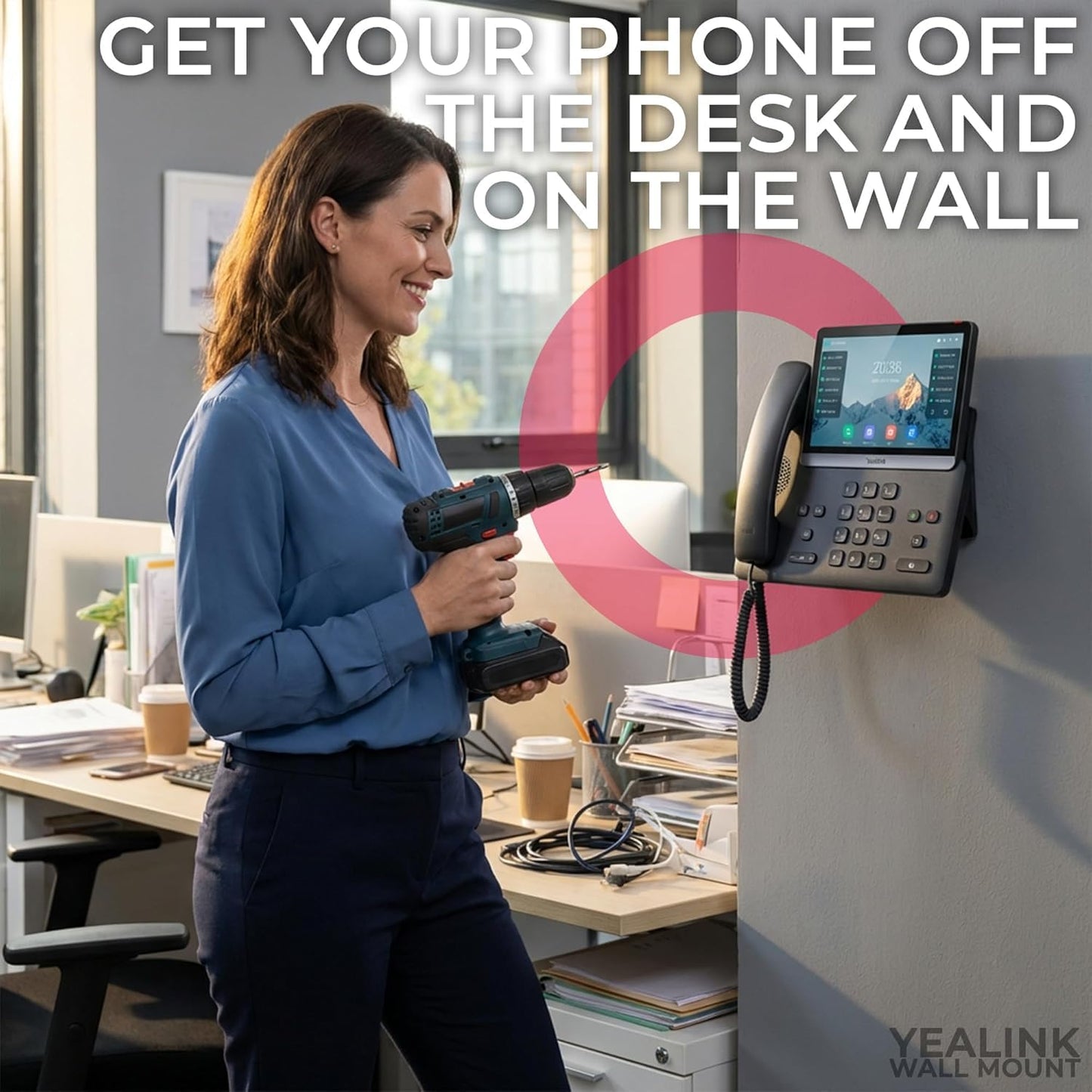 Yealink Wall Mount Bracket for T7 series phone