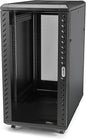 StarTech.com 22U Server Rack Cabinet with secure locking door - 4 Post Adjustable Depth (5.5" to 28.7") - 1768 lb capacity - 19 inch Portable Network Equipment Enclosure on wheels/casters (RK2236BKF)